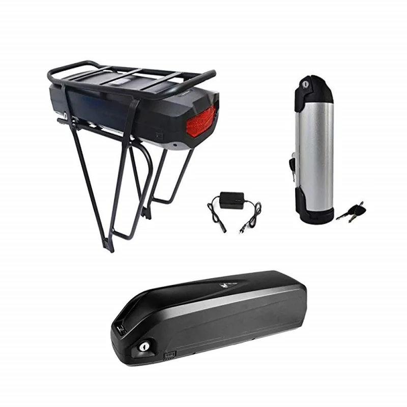 

36V 10Ah 17.4Ah Lithium Electronic Bike Battery 48V 12Ah 17.5Ah Bicycle Pack 52V 14Ah for 250W 500W 750W 1000W Mid / Hub Motor