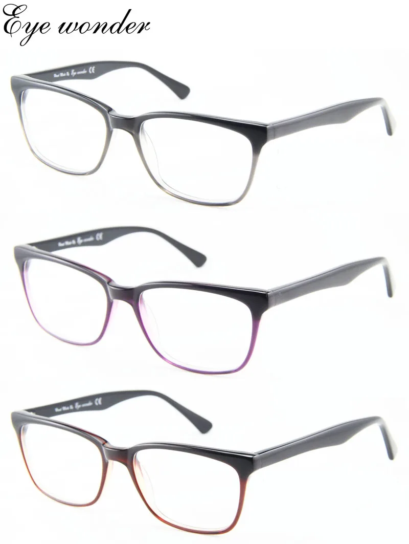 Eye wonder Wholesale Women Acetate Glasses Framesin Men's Eyewear