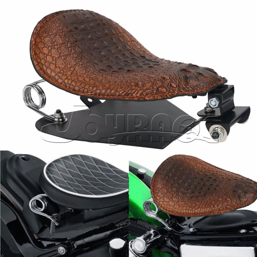 Мотоциклетный SOLO Alligator чехол для сиденья пружинный кронштейн Harley Sportster Softail Slim Street