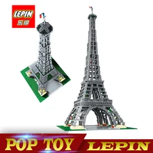 New Lepin 17002 3478Pcs Paris Eiffel Tower Model Building Kits Blocks Bricks Compatible Children Toys With 10181