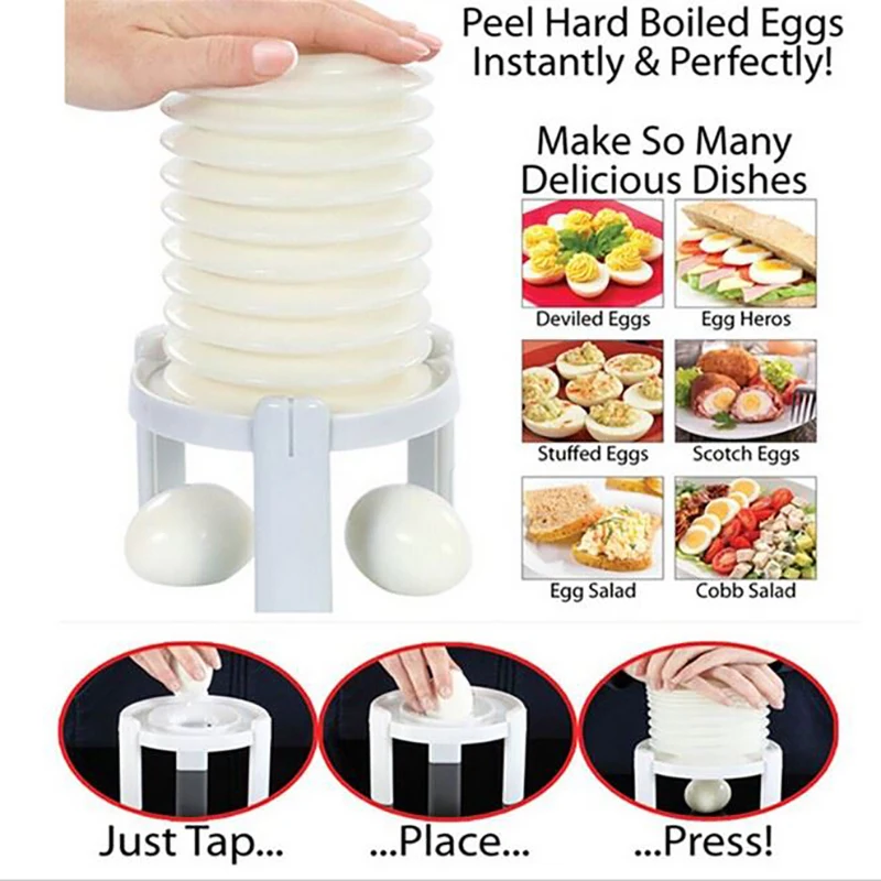 TV Product Manual Eggshell Remover Hard Boiled Egg Peeler Remove Cooked