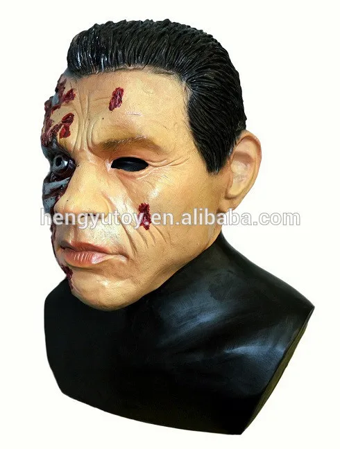 Realistic Arnold Schwarzenegger Mask Latex Robot Terminator Mask Fancy Dress Party Masquerade Movie