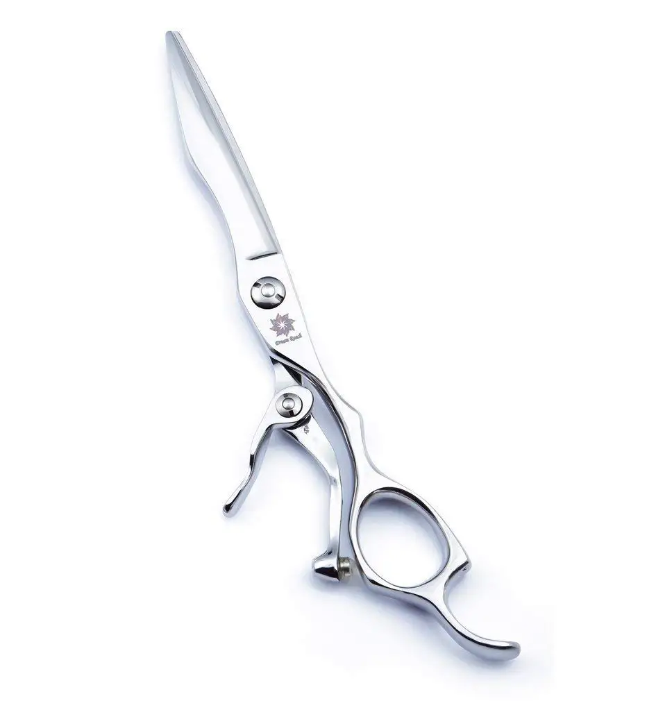 Professional Barber Hair Dry Cutting Shear Scissors 6.0''- Japanese 440C Stainless Steel Straight Edge Hair Salon Scissors