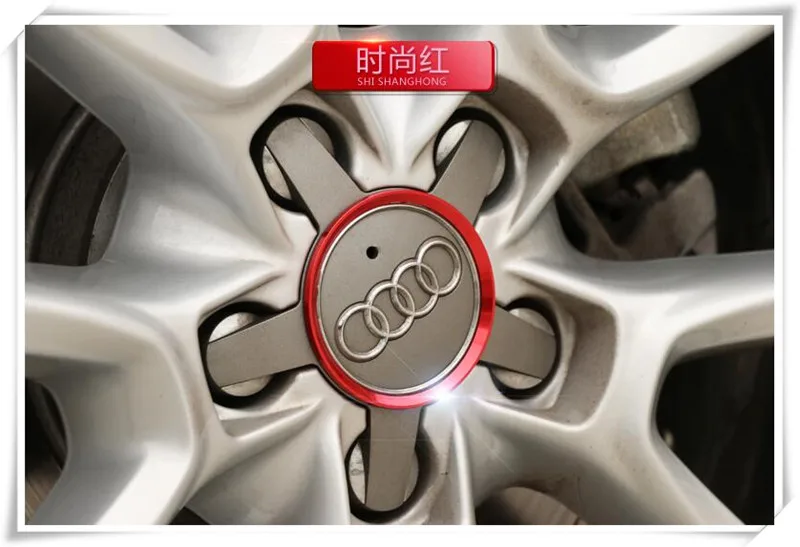 

Car Styling Car Hub Refitting Sticker For Audi A6 C7 C8 Q2 Q3 8U Q5 1 2 Q7 4M 4L S3 8V S4 B9 S6 C7 SQ5 1 2 SQ7 RS Q3 Accessories
