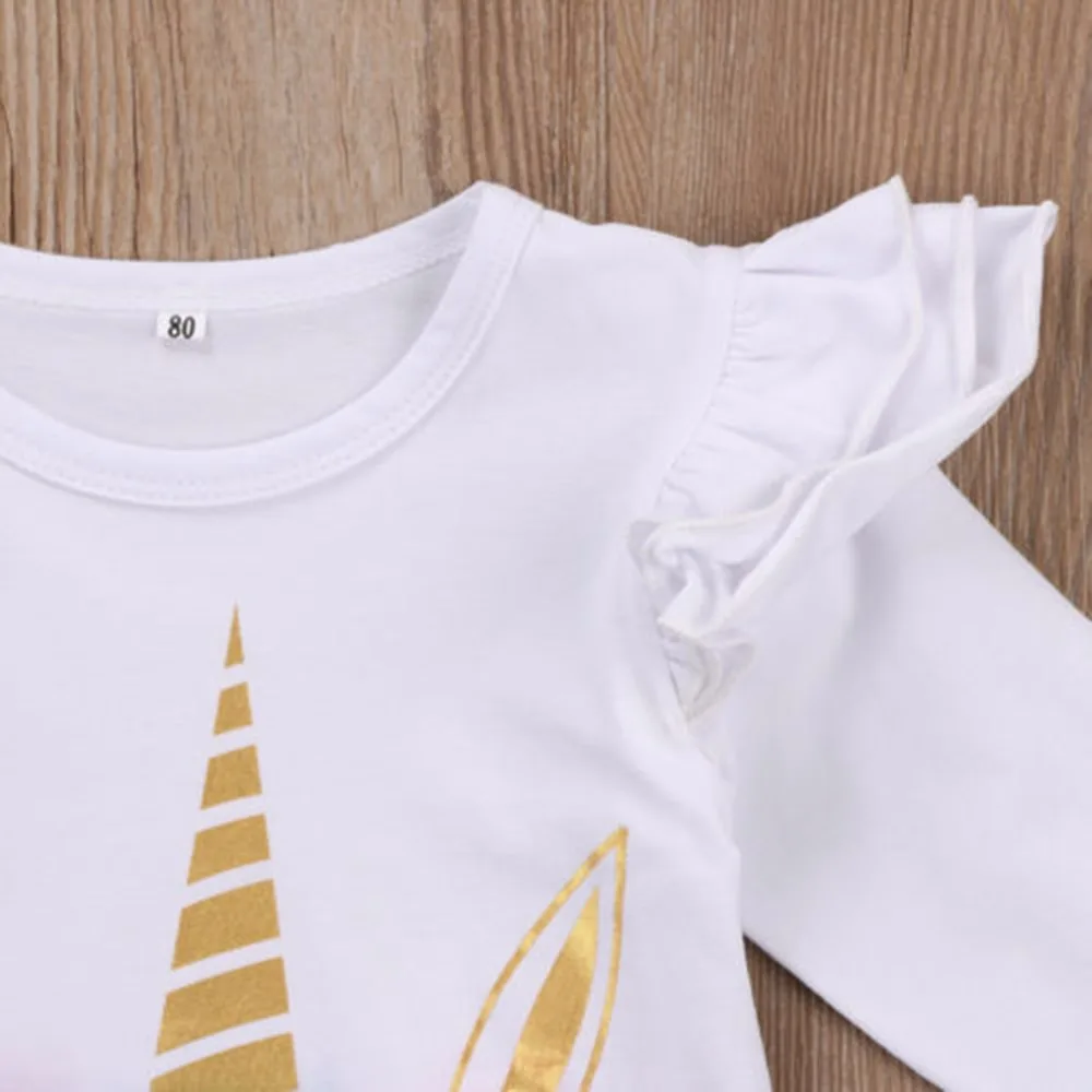 Newborn Infant Baby Girls Long Sleeve Unicorn Printing Floral Bodysuit for Summer Clothes Outfits Pink/White Jumpsuit HTB1 n.ocEl7MKJjSZFDq6yOEpXaq - Newborn Infant Baby Girls Long Sleeve Unicorn Printing Floral Bodysuit for Summer Clothes Outfits Pink/White Jumpsuit