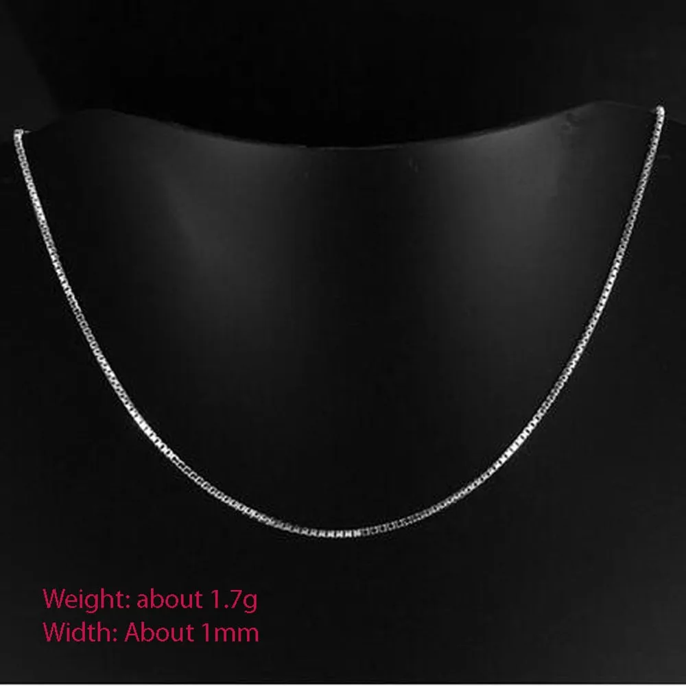 1mm box chain necklace  (1)