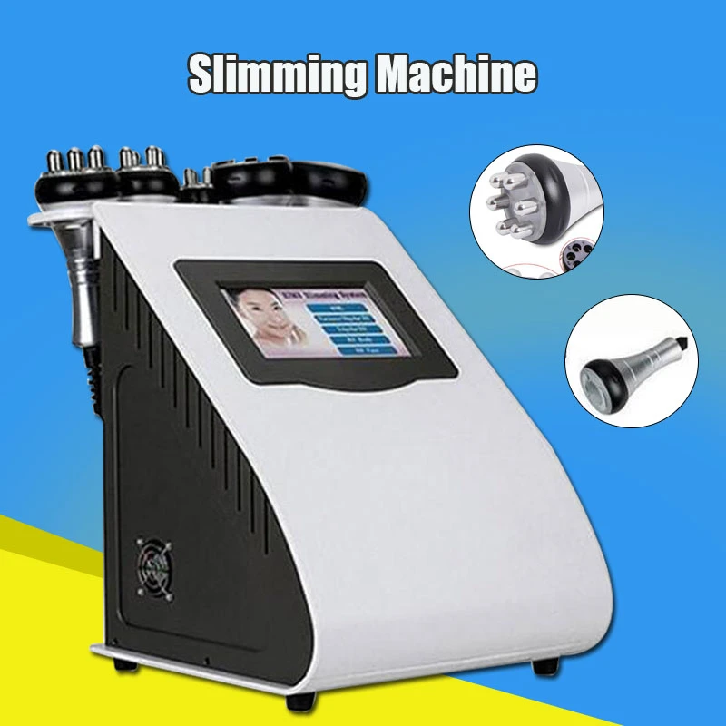 

6 In 1 Newest 40K Ultrasonic Liposuction Cavitation Slimming Machine Tripolar Sixpolar Bipolar Vacuum machine High Quality