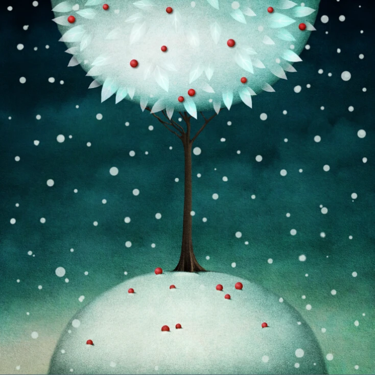 

150cmX150cm christmas vinyl backdrops photography Christmas holiday gift newborn photography backdrop snow white tree L-1038
