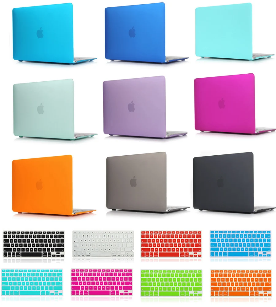 

Matte Rubberized Hard Case Cover For Macbook Pro 13 15 Pro Retina 12 13 15 Air 11 13 laptop bag