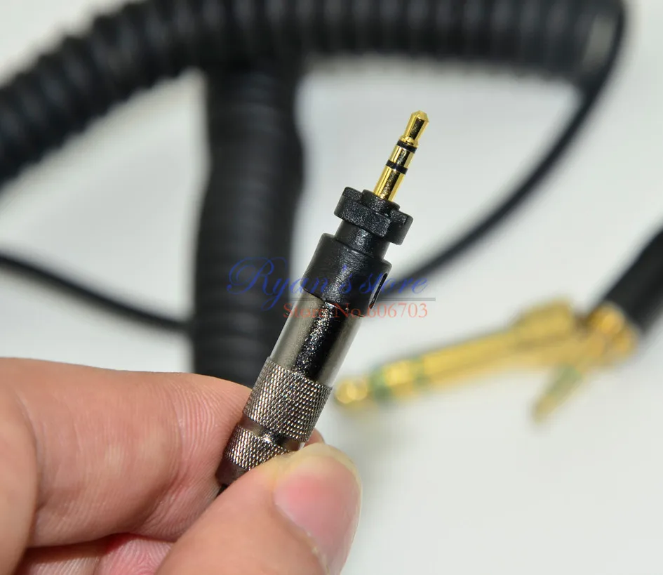 Замена спиральный DJ кабель провод шнур для Philips SHP9000 8900 shp8900/SRH 940 840 750 440 наушники