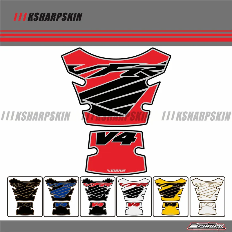 

3D ADESIVI Sticker Decal Emblem Protection Tank Pad Cas Cap Fit FOR Honda VFR 800 V4 Interceptor 1998 - 2012