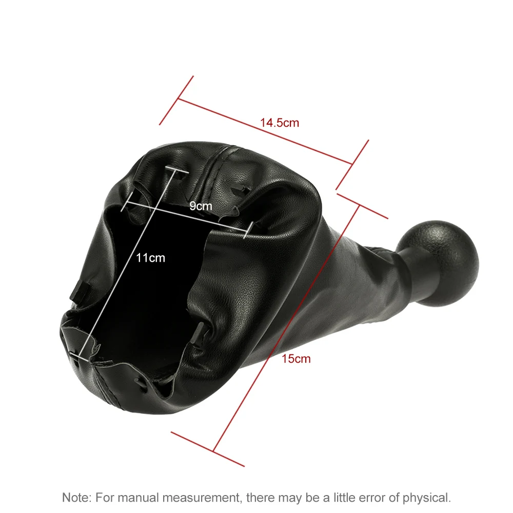 Универсальный 5 скоростей переключения передач ручка переключения передач Gaiter Boot кожаный сменный комплект для PEUGEOT 207 307 406