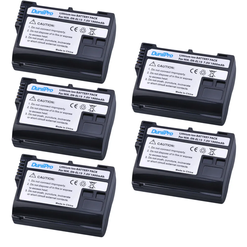 5 шт./лот EN-EL15 ENEL15 Rachargeable li-ion Аккумулятор для Nikon D600 D610 D600E D800 D800E D810 D7000 D7100 d750 V1 MH-25 |