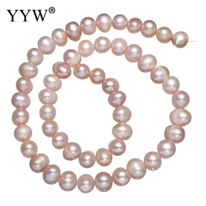 

Natural Freshwater Pearl Loose Beads purple 7-8mm Approx 0.8mm Sold Per Approx 15 Inch Strand