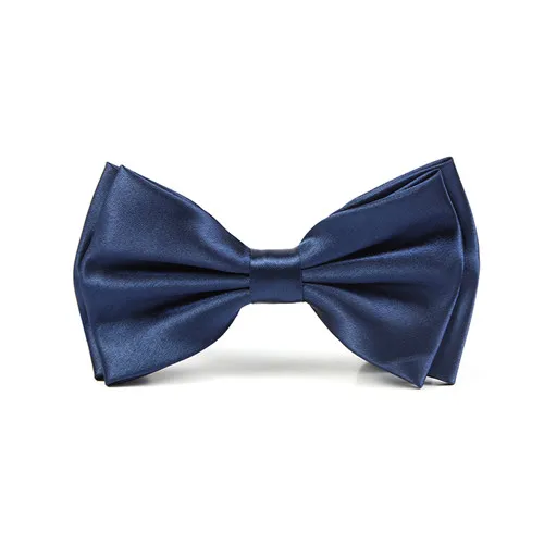 Модный высококачественный классический галстук-бабочка для мужчин и женщин, 25 цветов, классический галстук-бабочка для свадебной вечеринки/галстук-бабочка - Цвет: Navy blue