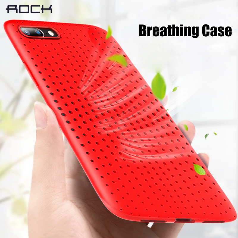 ROCK Heat Dissipation Phone Case For iPhone 7 8 Plus Soft TPU Case
