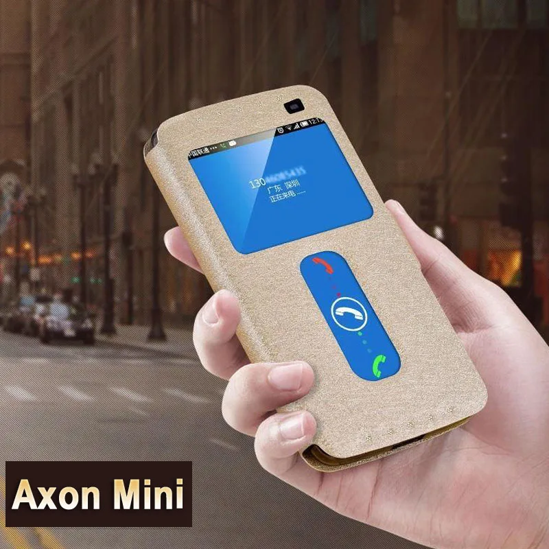 Чехол для ZTE axon mini кожаный чехол роскошный из искусственной кожи | Мобильные
