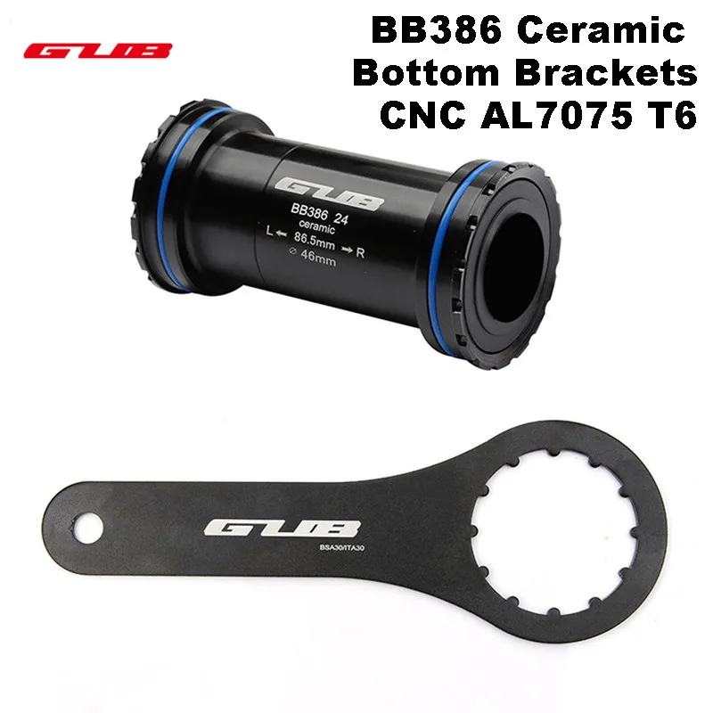 

GUB BB 386 Ceramic Axle Bicycle Bottom Brackets for MTB Road Bike , for SHIMANO SRAM 24mm Crankset Chainset Bottom Bracket