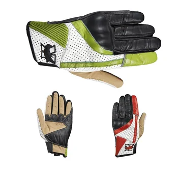 

2019 New knight Protection leather Motorcycle gloves breathable Motorbike glove made of Cowhide Stitching gloves for men Women