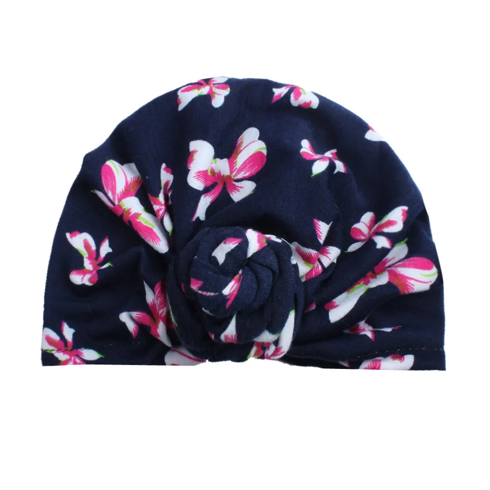 ON SALE 1PCS Baby Winter Warm Hats India Cap for Infants Turban Hats