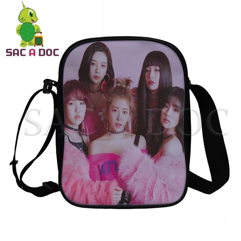 

Red Velvet Kpop Small Shoulder Bag Women Men Double Player Handbags Purses Crossbody Travel Phone Bags Teenagers Messenger Bags