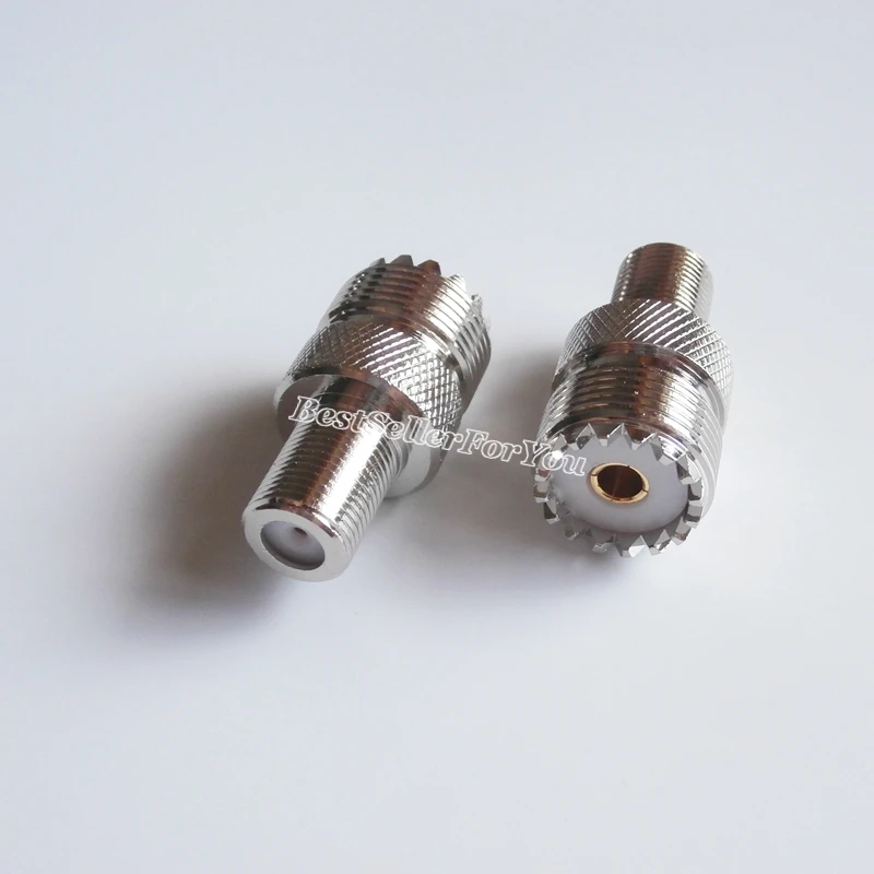 10Pcs UHF (SO 239) SO239 Female to F Female Connector RF Adapter Copper