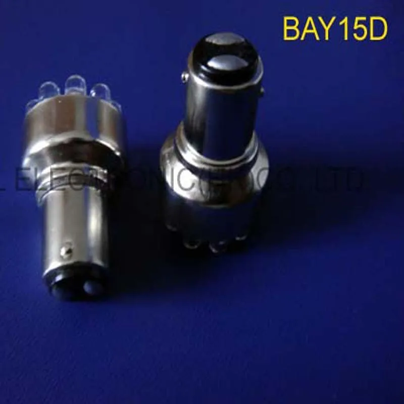 Высокое качество 12V BAY15d BAZ15d 1157 авто светодиодный стоп-сигналы, светофоров, PY21/4 W P21/4 W светодиодные лампы для парковки 50 шт./лот