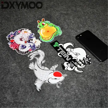 

1 Set A4 Size Car Sticker Cartoon Japan Cute Animal Dragon Fish Carp Motorcycle Oil Tank Side Box Bumper Decal Waterproof