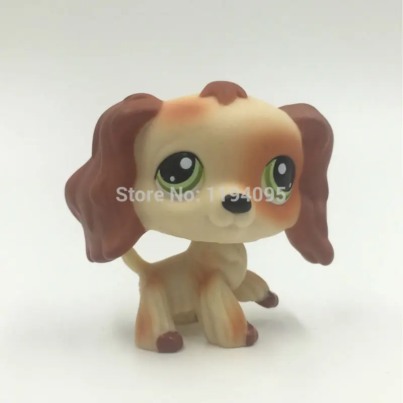 

Pet toys Puppy SPANIEL PUZZLE Brwon Tan Long Hair Ear Cocker Dog Loose Figure Toy