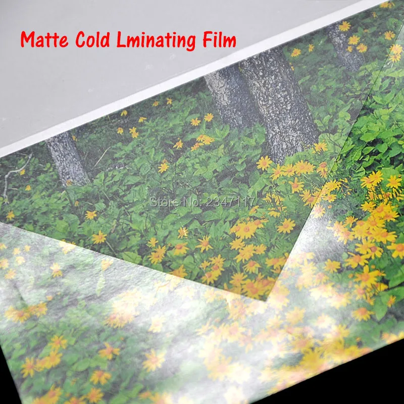 

High quality Matte Cold Laminating Film 80 Mic A6 X 100 Sheets, 110mmx150mm Special for Advanced Photo Poster