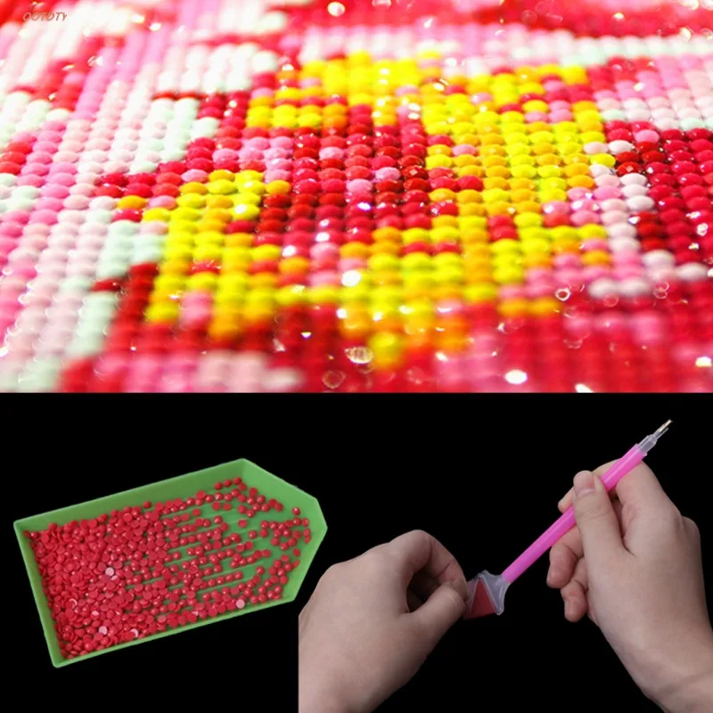 Diamond Painting Tool Set Diamond Painting Accessories 5Pcs DIY 5D Diamond Painting Rhinestone Plate Tray Embroidery Cross Stich Tool
