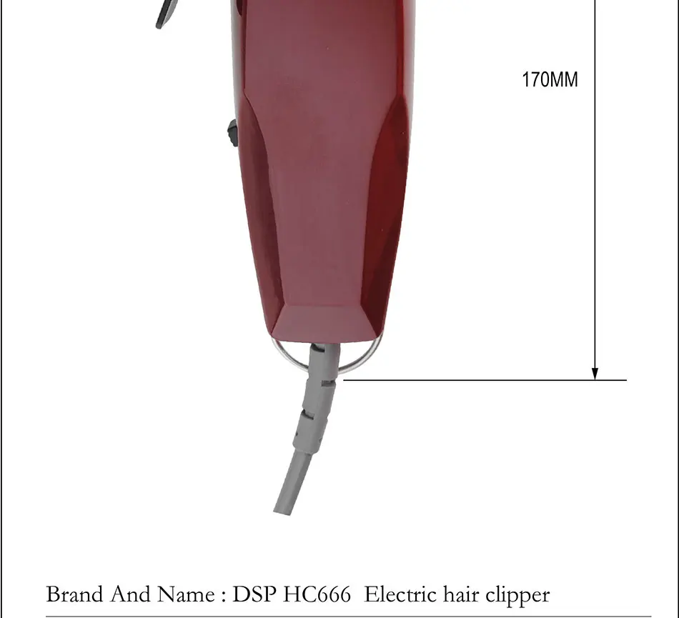 DSP HC-666, профессиональная машинка для стрижки волос, сертифицированная CE, триммер для волос, электробритва, машинка для стрижки бороды, машинка для стрижки, парикмахерские инструменты