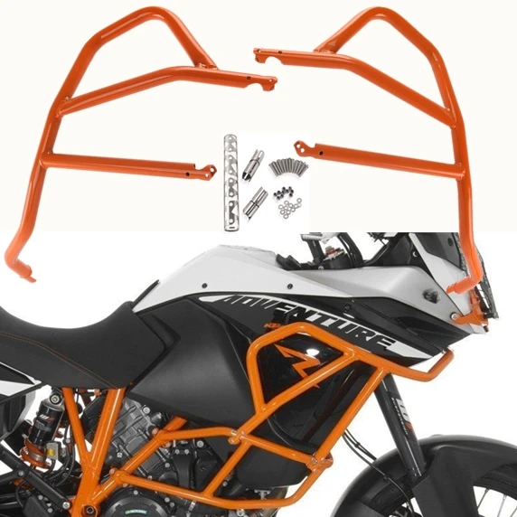 

For KTM 1050 1090 1190 1290 ADV Engine Guard Crash Bar Protector Upper Bumper Steel Frame Guard 2014 2015 2016 2017 2018