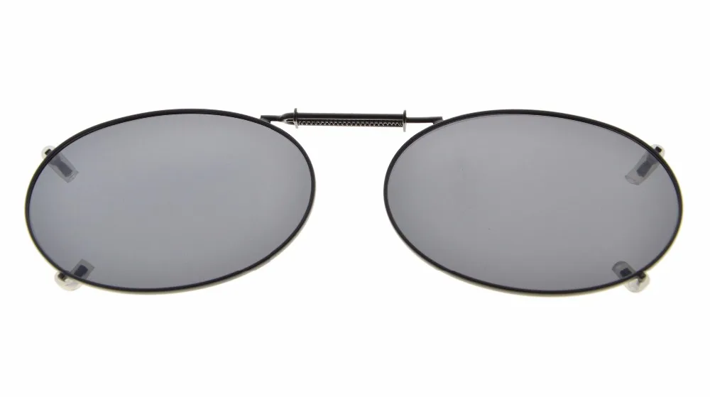 C76 Eyekepper металла Рамки обода поляризованные линзы клип на Солнцезащитные очки для женщин 51x33 мм