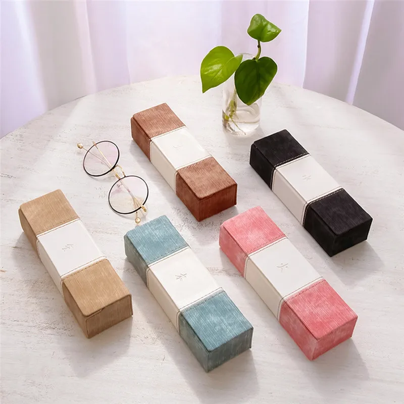 PINKSEE унисекс мозаика очки с узором чехол креативный ретро небольшой свежий студенческий каркас футляр для очков Солнцезащитные очки защитная коробка