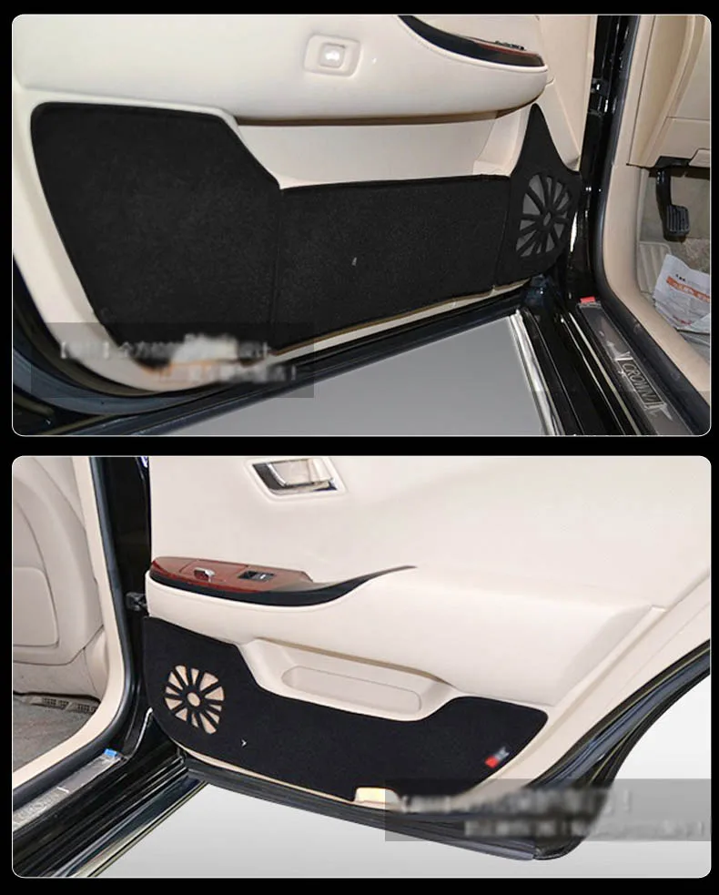4 шт тканевая дверца защитные подстилки анти-кик декоративные колодки для Toyota Crown 2010-2012