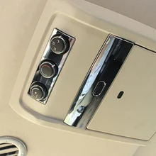 ABS Chrome Car Top TV Switch cover trim fit for dodge journey fiat freemont 2013 2014 2015 2016 car styling