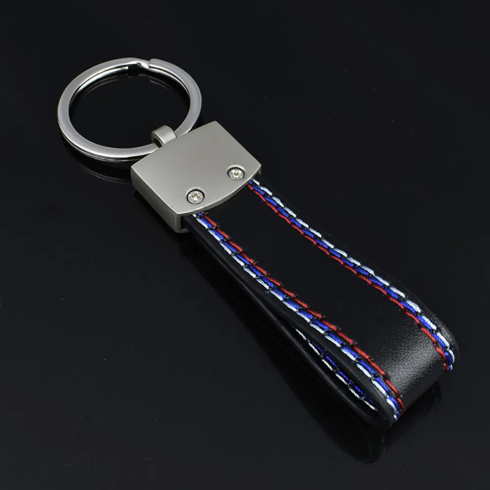 

Fashoinal Metal+Leather Car Keychain Key Chain Car Interior For BMW M Tech M Sport M3 M5 X1 X3 E46 E39 E60 F30 E90 F10 F30 E36