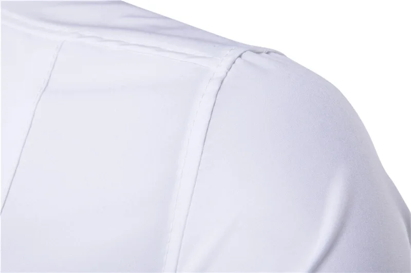 2019 Новая мужская брендовая рубашка модная повседневная двубортная рубашка с длинным рукавом Европейский стиль Мужская рубашка Camisa Masculina