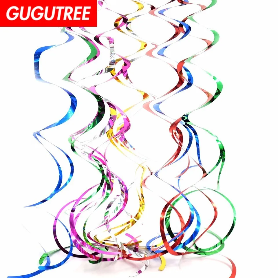 

GUGUTREE PARTY 6x65cm red pink blue gold yellow streamers wedding event christmas halloween festival birthday party PD-177