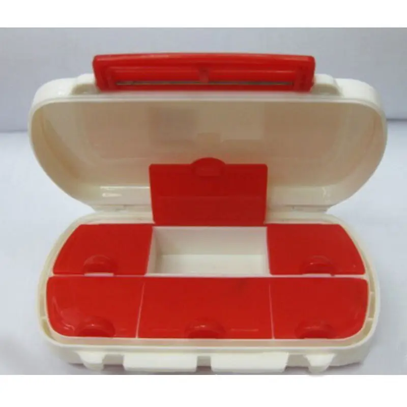 Портативный милый мини 6 слотов медицинская коробка для таблеток лекарств таблетки для хранения лекарств Диспенсер держатель, чехол, органайзер для путешествий