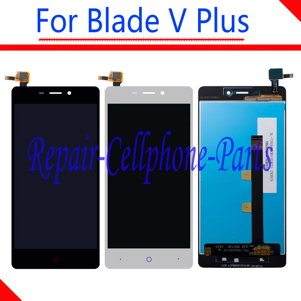 

Black Full LCD DIsplay + Touch Screen Digitizer Assembly Replacement For ZTE Blade V Plus Tracking Number