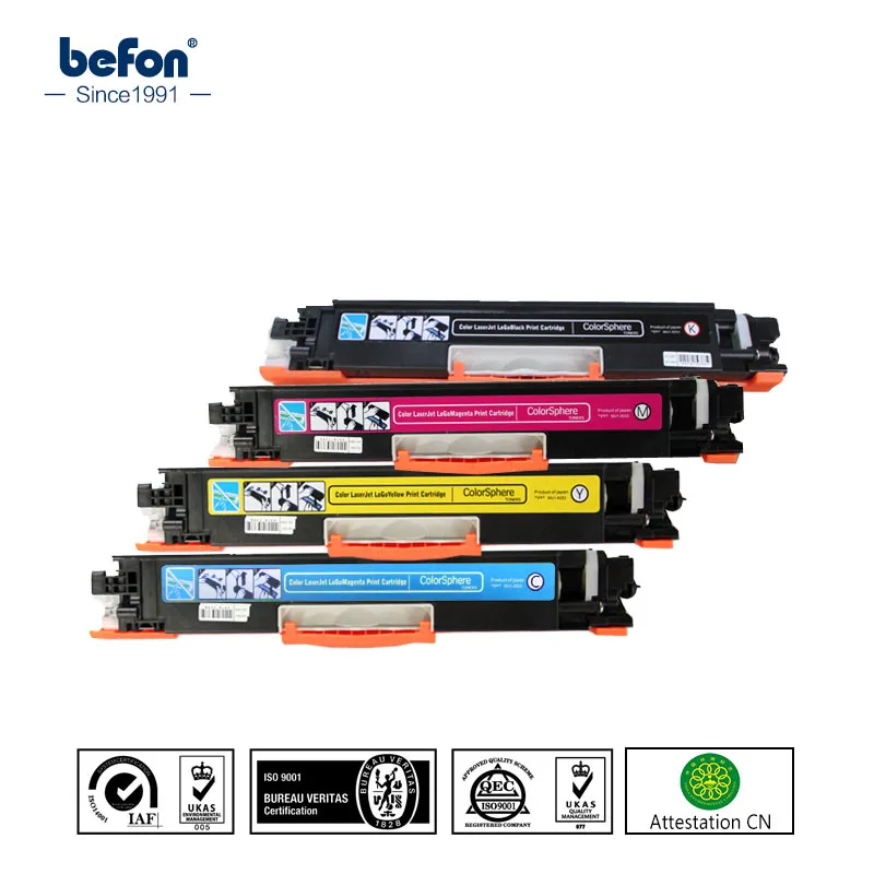 Befon CE310A 310 CE311A CE312A CE313A Замена для HP 126A 126a 126 тонер-картридж LaserJet Pro CP1025 1025nw M275 m175 |