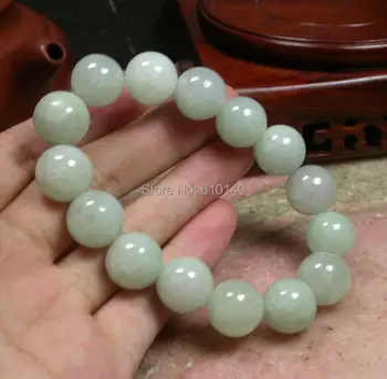 

Green 100% Natural A e e Bead Bangle Bracelet 269649