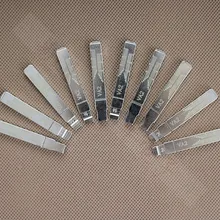 10 шт выгравированы основные линии для VA2T Peugoet 307 Citroen 2 в 1 Лиши VA2 масштаба режа зубы Заготовка ключа замка зажигания автомобиля № 58