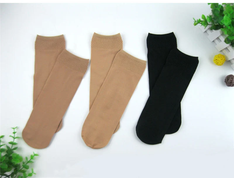 5pairs/lot Autumn Winter High Elastic Velvet Nylon Socks for Women Skin Color Short Socks Anti-hook Wire Resistant to Wear smartwool socks sale