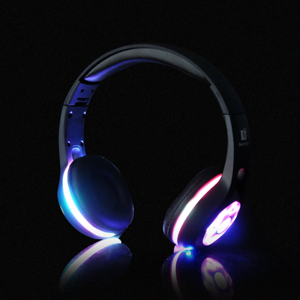 Bluetooth led licht glüht kopfhörer wireless stereo headset kopfhörer