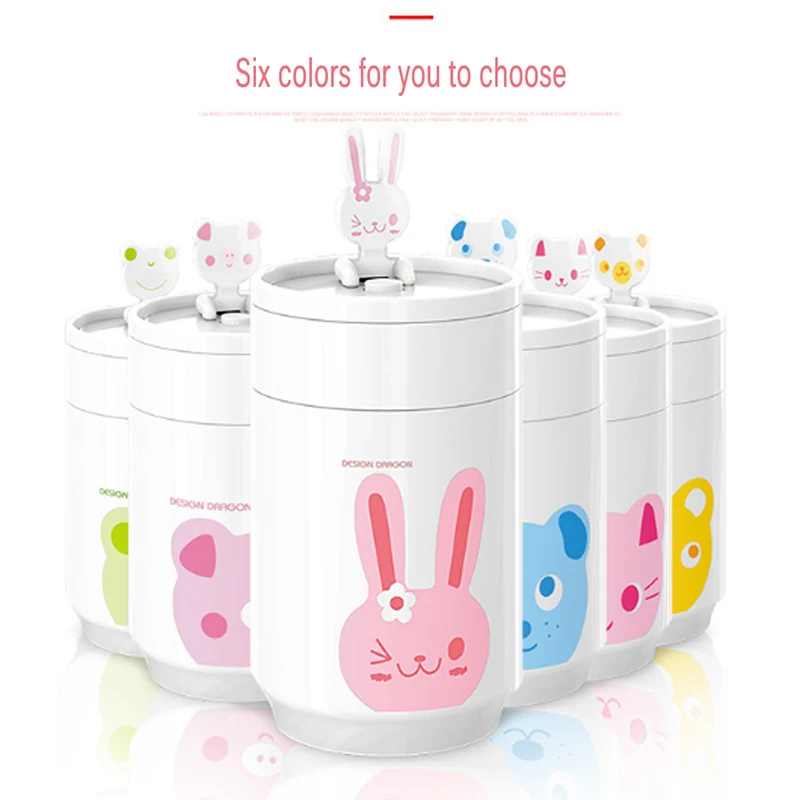 

Office Gifts Desktop Coffee Cup Mini Bunny USB Humidifier Silent Air Po