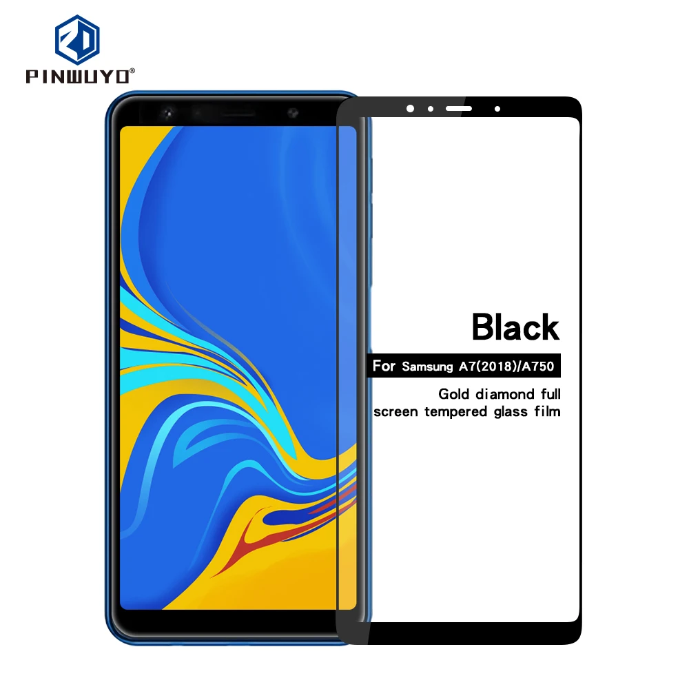 

For Samsung Galaxy A7 2018 A750F Tempered Glass Full Screen Coverage Tempered Glass Screen Protector For Samsung Galaxy A7 2018