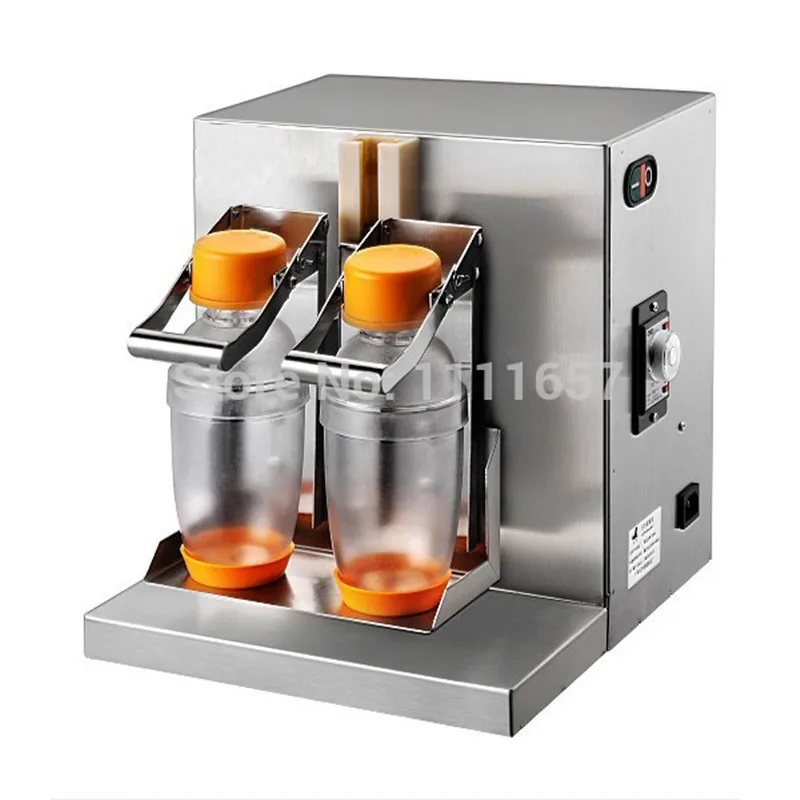 Double frame Auto Bubble Boba Tea Milk Shaker Shaking Making Machine